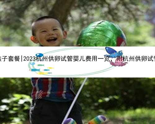 杭州代生孩子套餐|2023杭州供卵试管婴儿费用一览，附杭州供卵试管医院排名